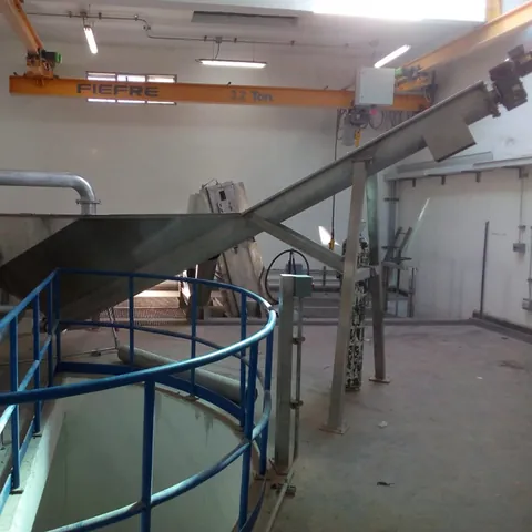 Clasificador de arena con tornillo sinfín inclinado