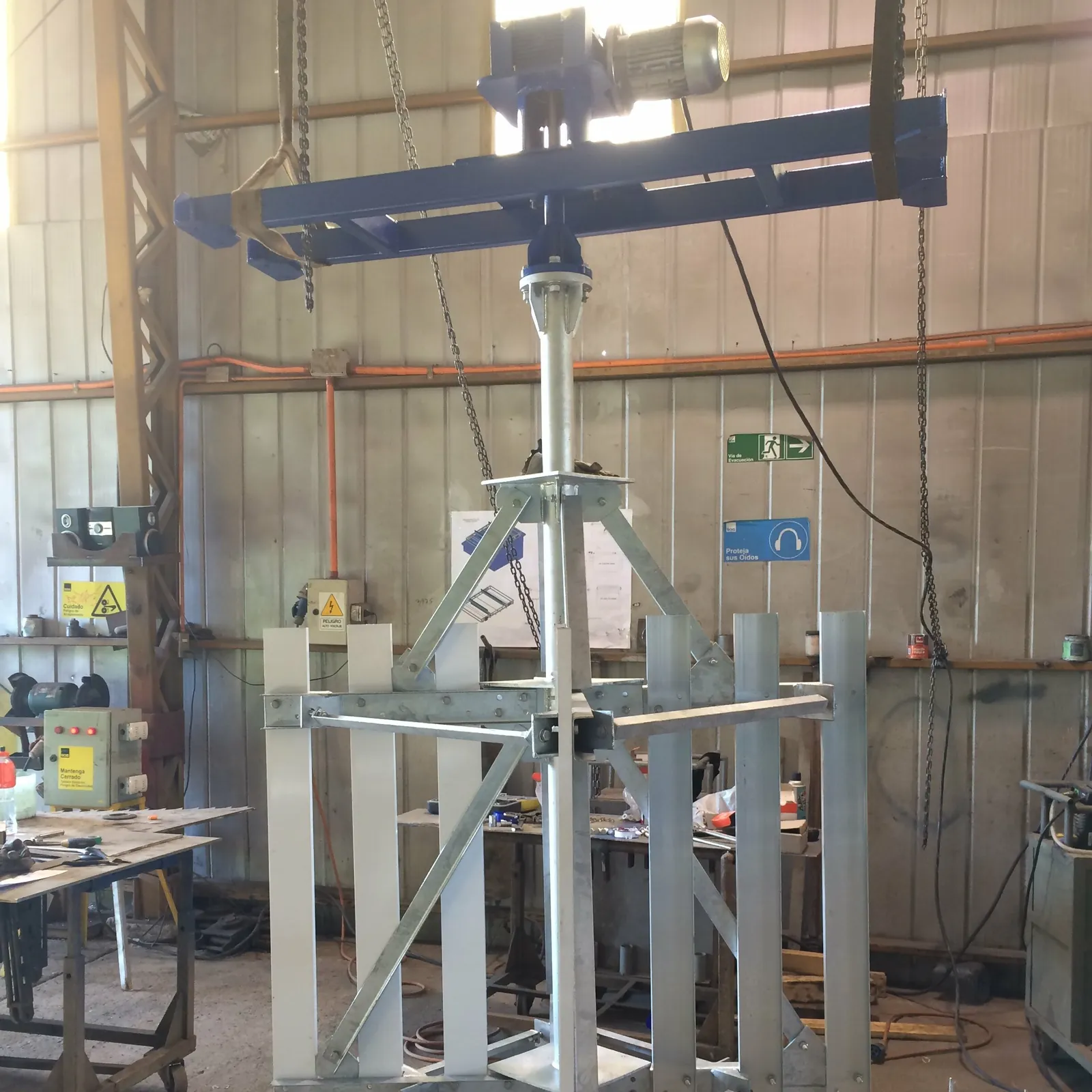 Floculador de paletas en eje vertical fabricado por JTP