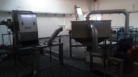 Equipos de pretratamiento de JTP en la PTAS Planta Guayacán